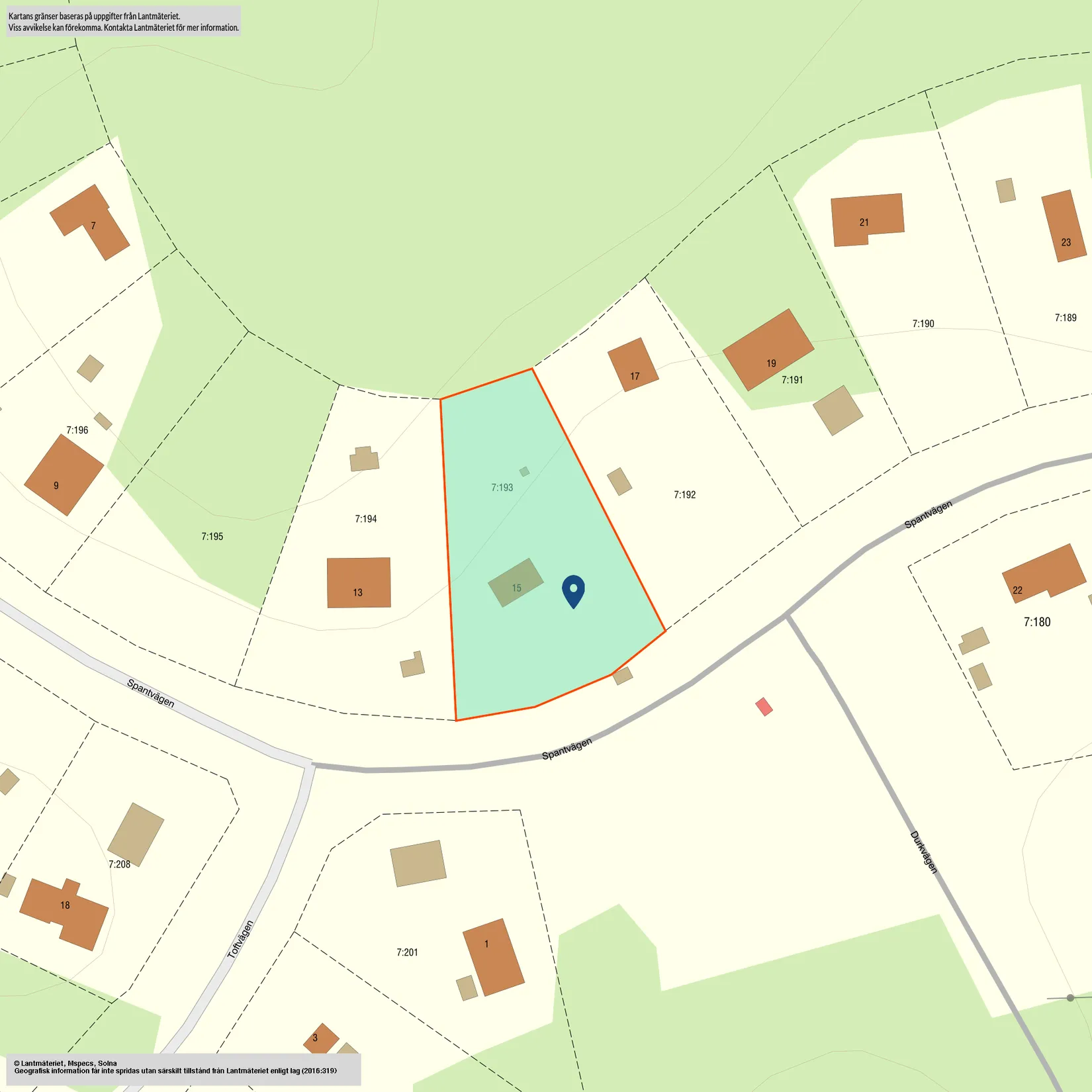 Fritidshus, Spantvägen 15, Nyköping
