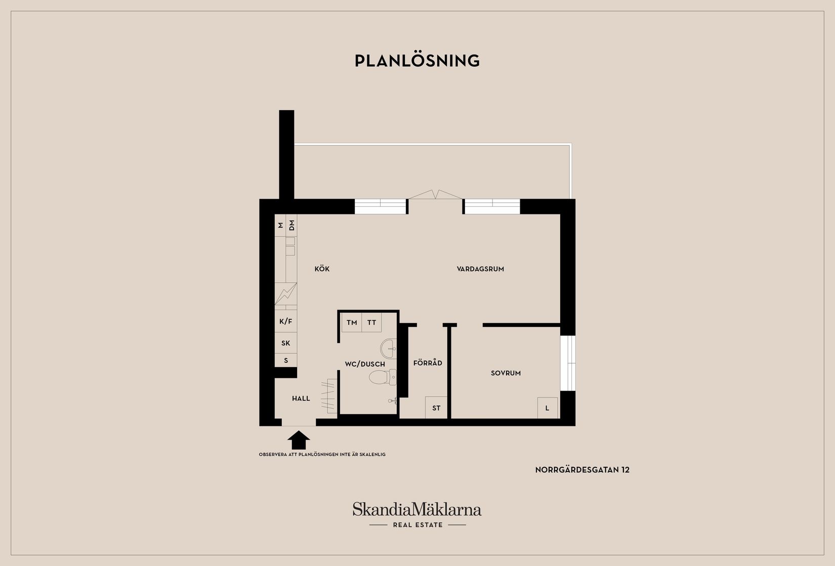Bostadsrätt, Norrgärdesgatan 12, Eskilstuna Norr, Eskilstuna