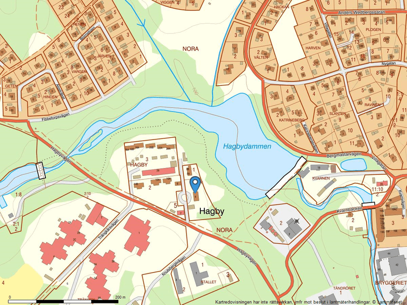 Villa, Hagbyvägen 4, Nora