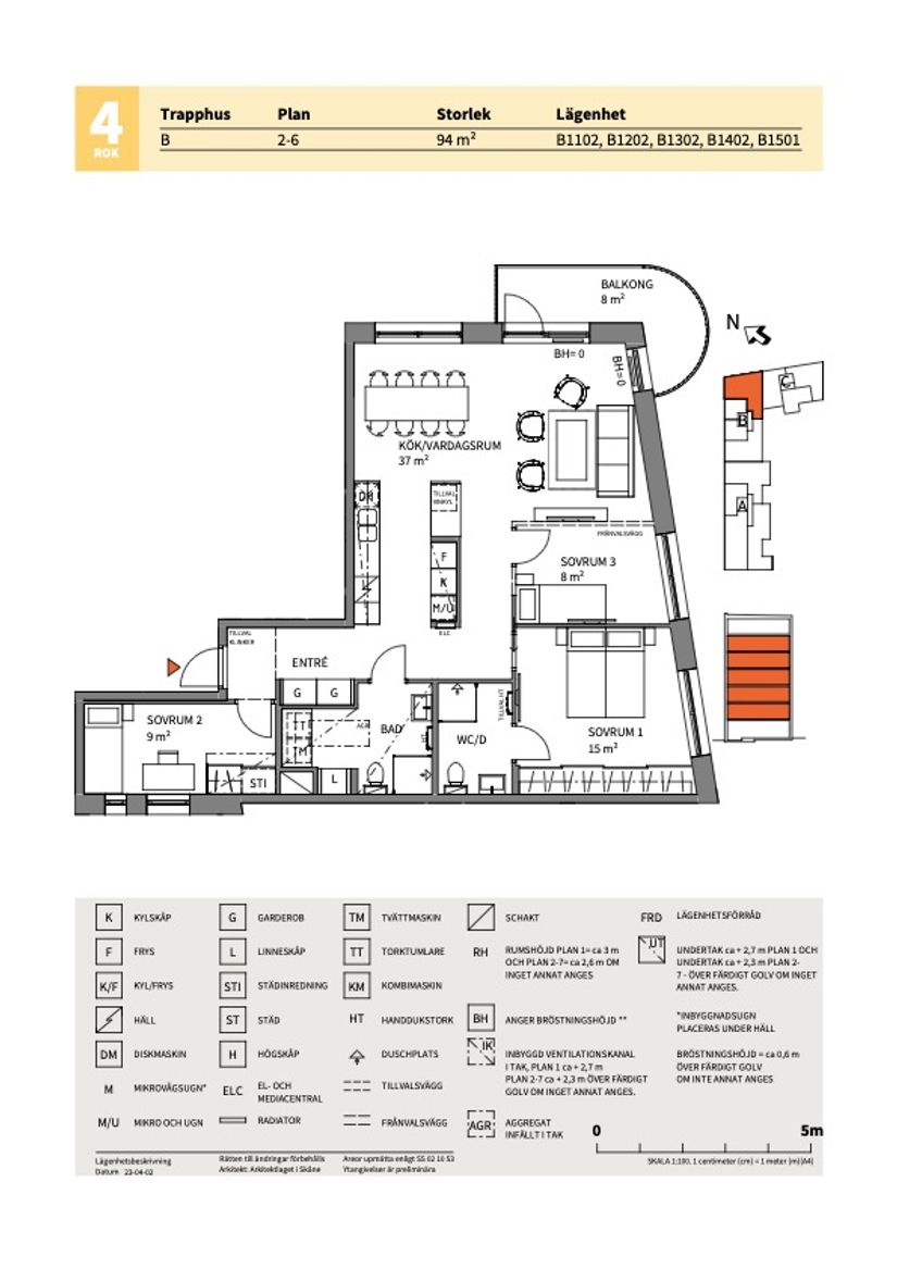 Bostadsrätt, Kanalgränd 1, Oceanhamnen, Helsingborg
