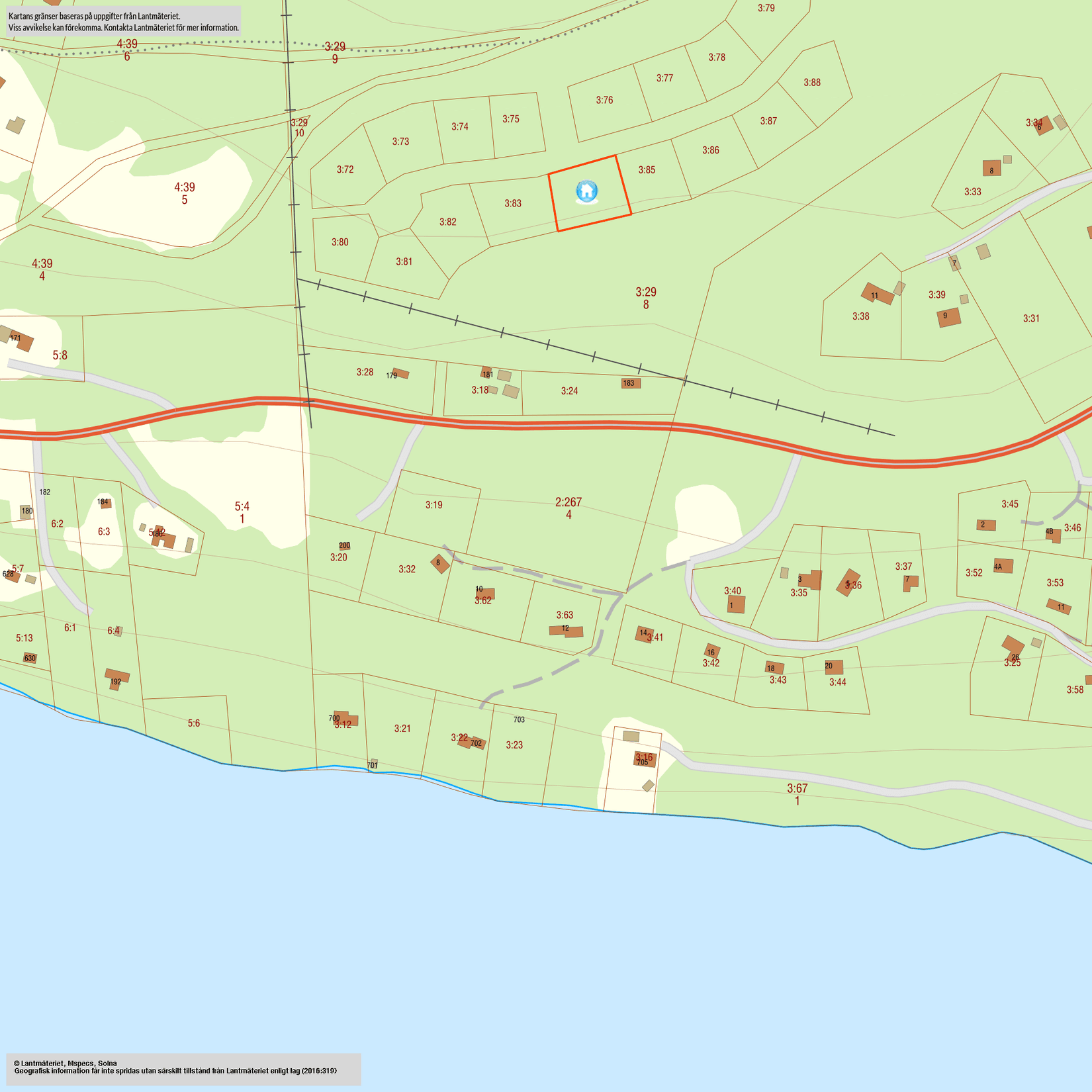 Tomt, Messlingen Solhöjden 9, Fjällriket Baggården, Messlingen, Härjedalen