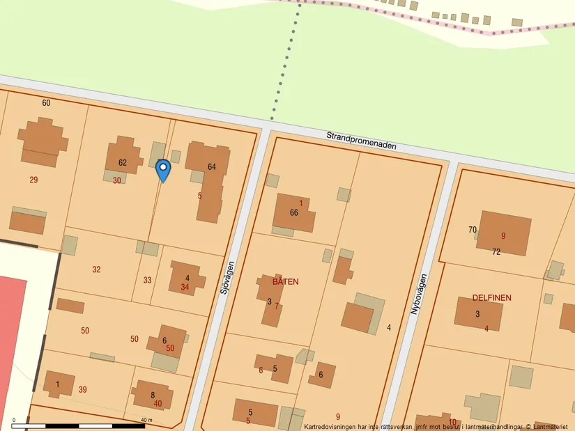 Villa, Strandpromenaden 64, Malen, Båstad