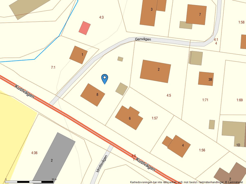 Villa, Kustvägen 8, Dingle, Munkedal