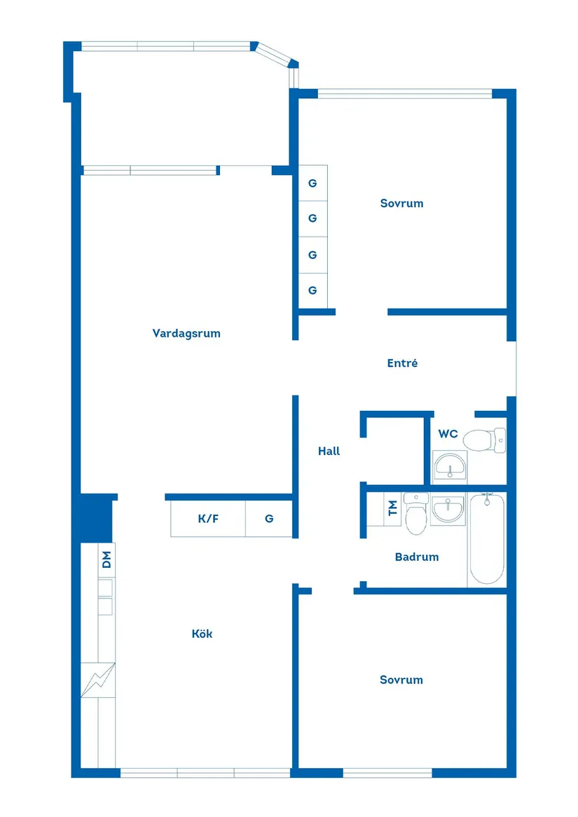 Bostadsrätt, Norrtornsvägen 21, Norrtorn, Oskarshamn