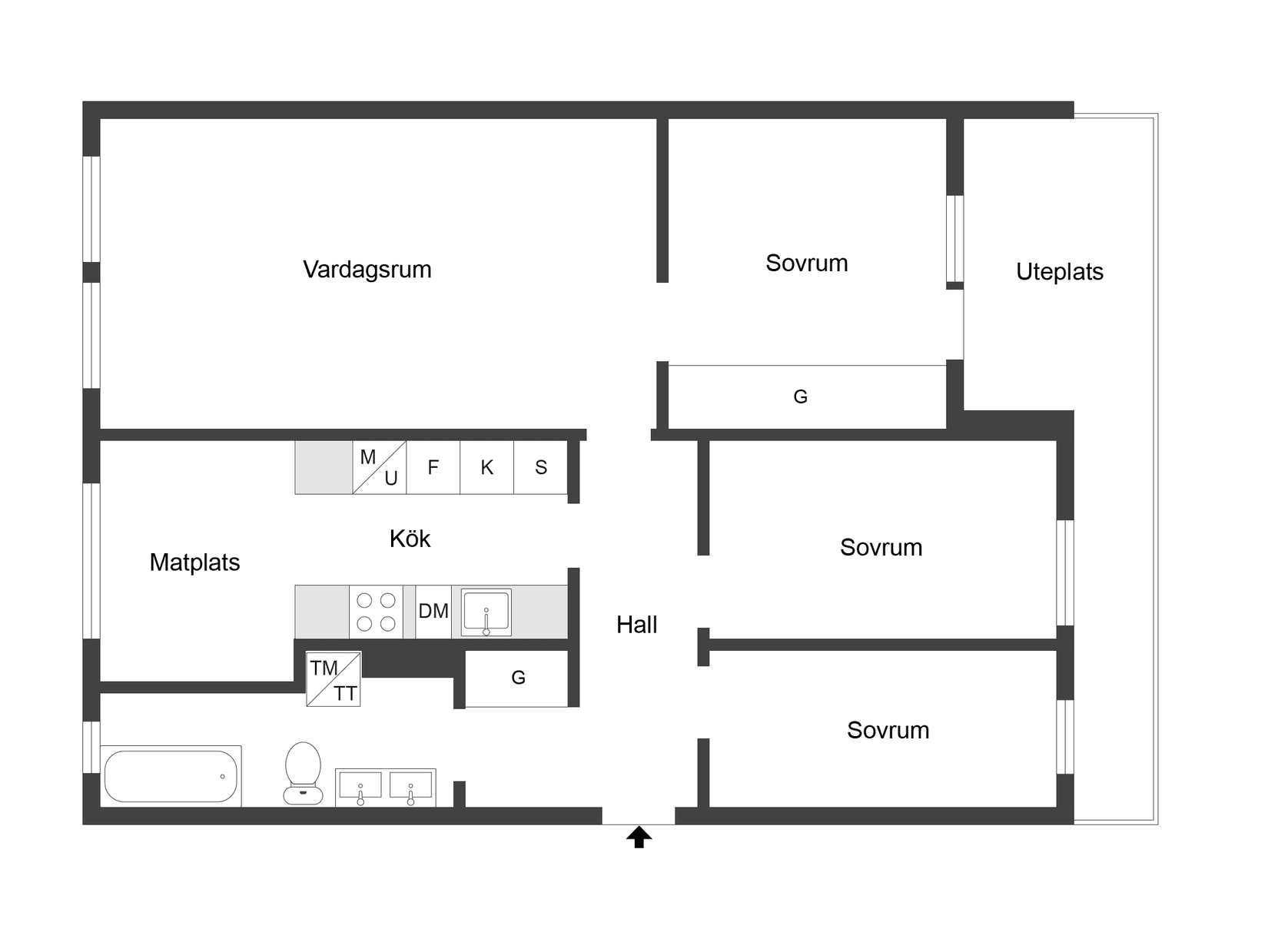 Bostadsrätt, Morängatan 16, Vilbergen, Norrköping