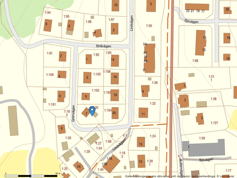 Villa, Grenvägen 7, Lucksta, Sundsvall