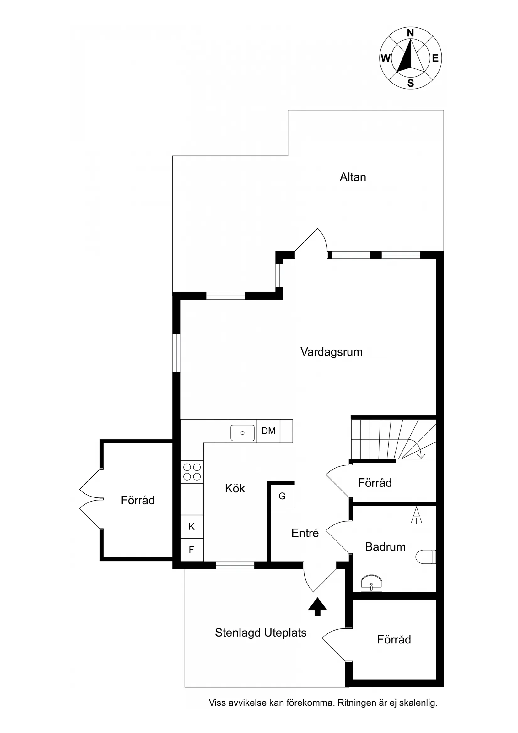 Villa, Radhus, Lalatoftsvägen 1, Tvååker, Varberg