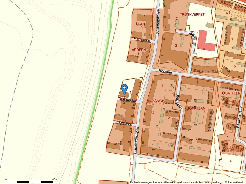 Radhus, Dränggränd 5, Kalkbrottet, Malmö