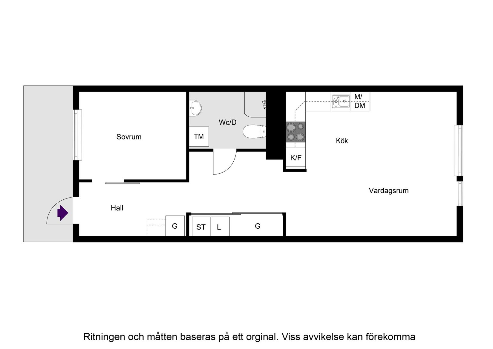 Bostadsrätt, Stationsvägen 52F, Roslags-Näsby, Täby