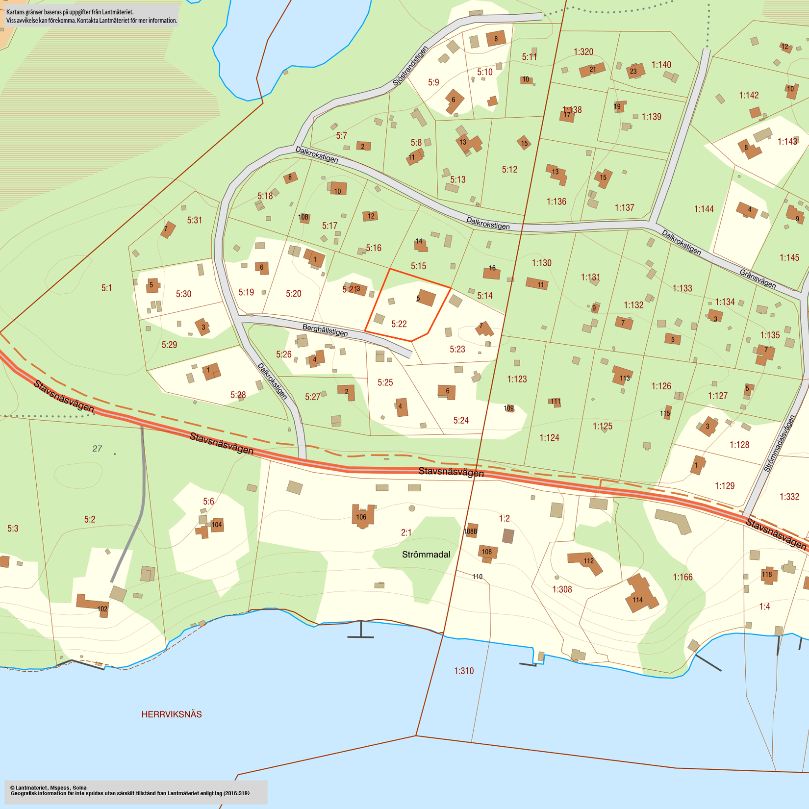 Villa, Berghällstigen 5, Strömma, Värmdö