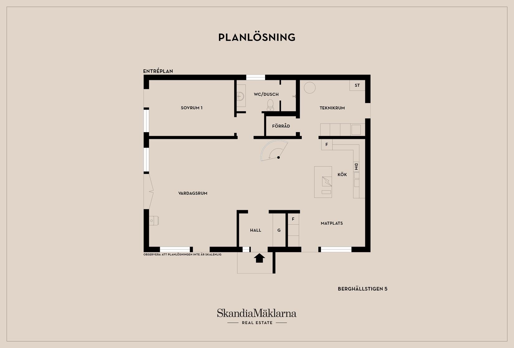 Villa, Berghällstigen 5, Strömma, Värmdö