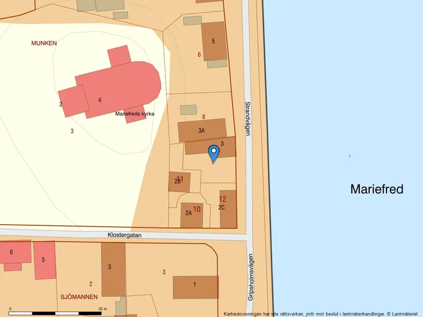 Villa, Strandvägen 3, Mariefred, Strängnäs