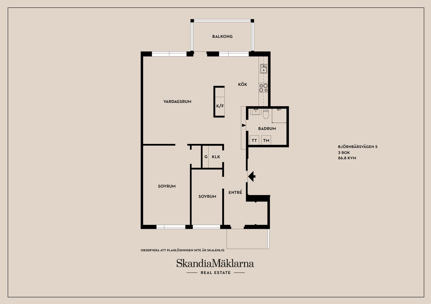 Bostadsrätt, Björnbärsvägen 5, Falun-Hälsinggården, Falun