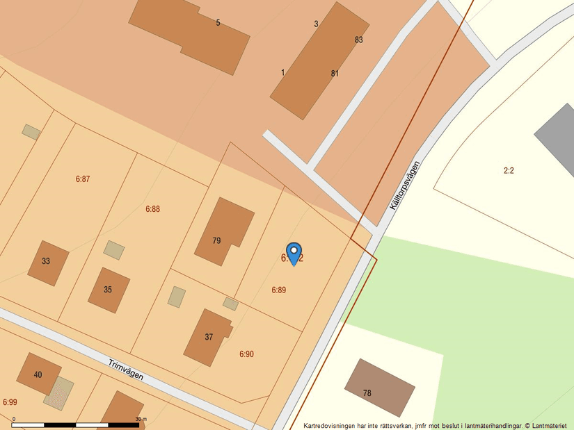 Tomt, Källtorpsvägen 79 (Förmodad adress), Kallhäll, Järfälla