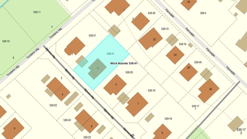 Villa, Bjönns väg 3, Nusnäs, Mora