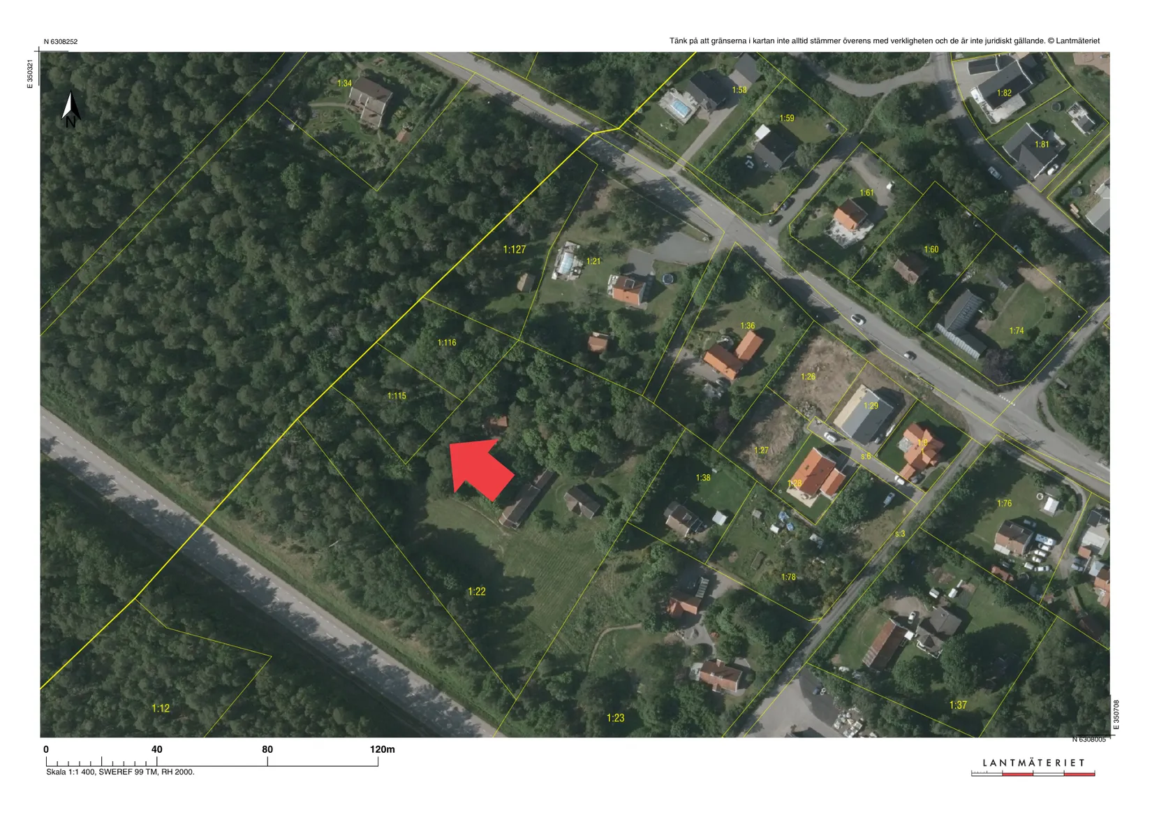 Tomt, Skreavägen 37C, Skrea, Falkenberg