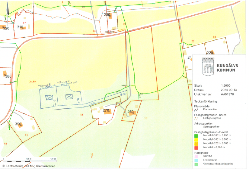 Tomt, Del av Dalen 4:1, Kungälv