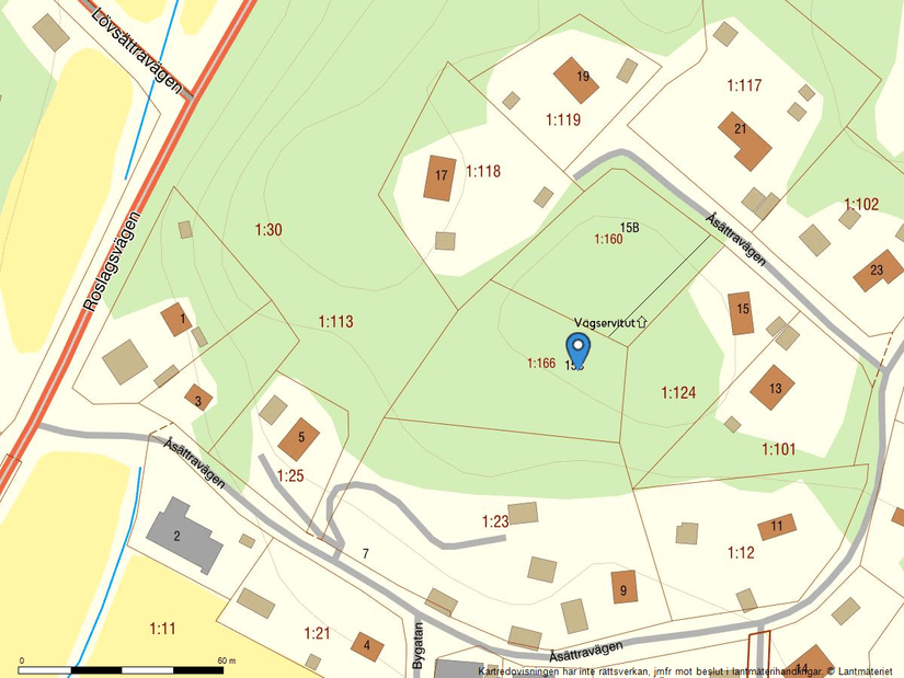 Tomt, Åsättravägen 15C, Åsättra, Österåker