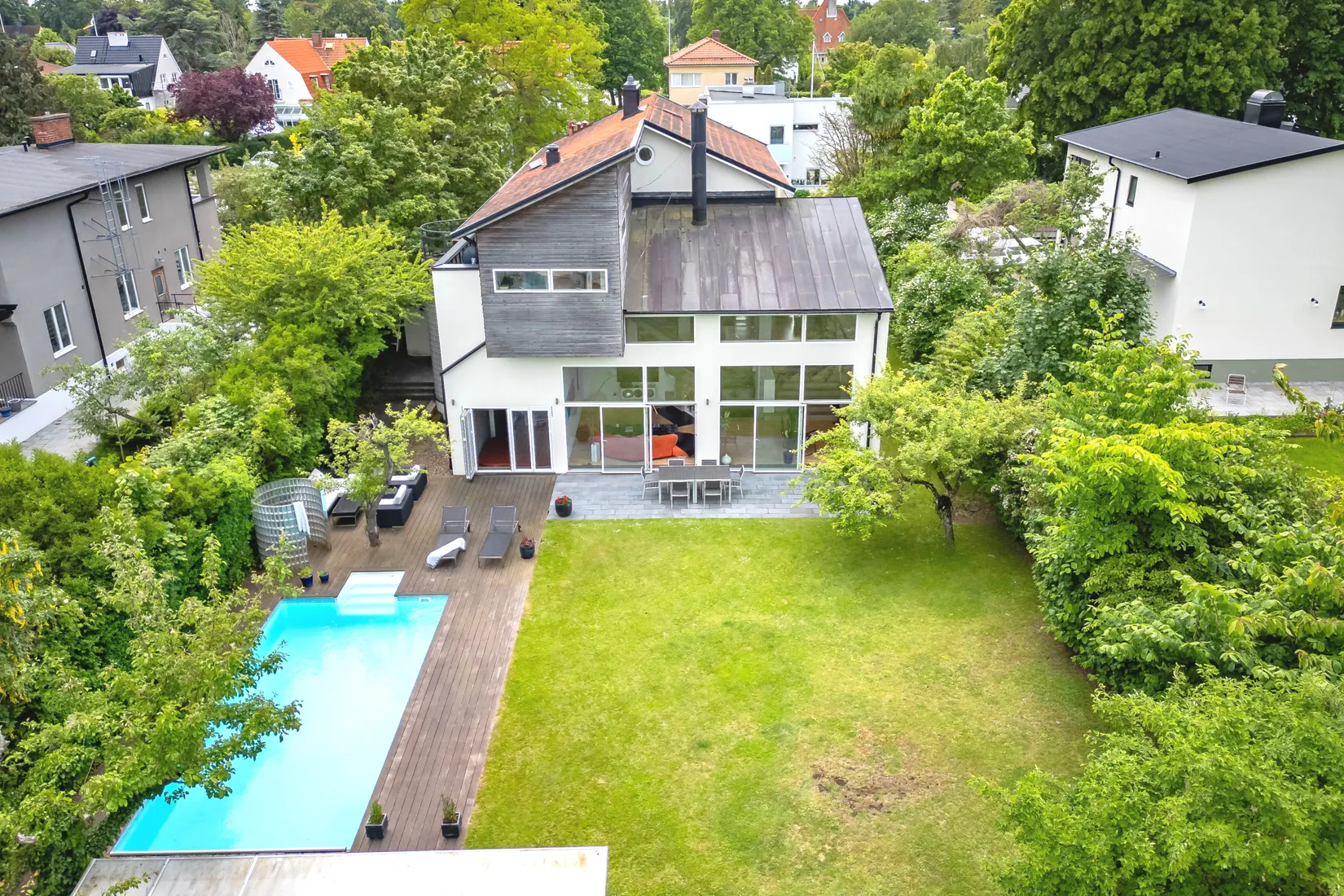 Villa, Vikingsbergsvägen 23, Bellevue Sjösida, Malmö