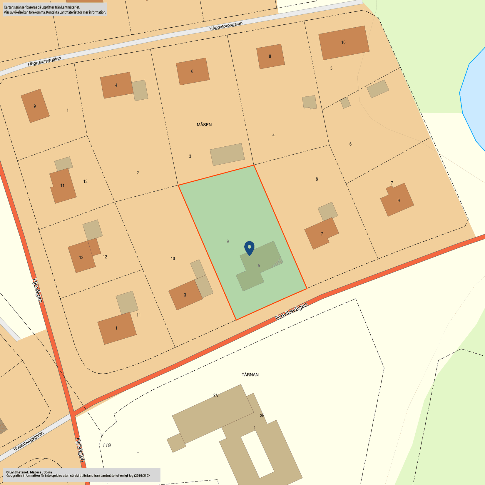 Villa, Breviksvägen 5, Tibro