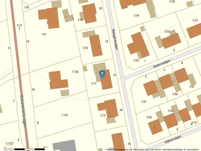 Villa, Matsgårdsvägen 14, Simlångsdalen, Halmstad