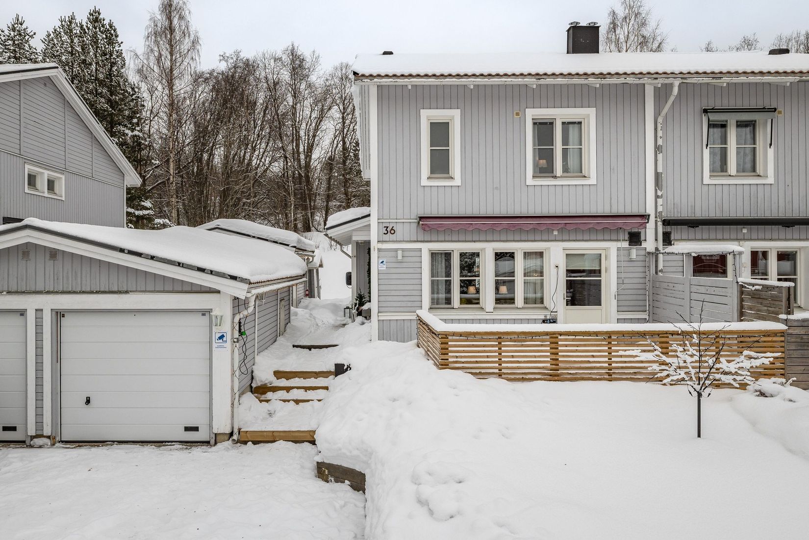 Radhus, Påskvägen 36, Sundsbruk, Sundsvall