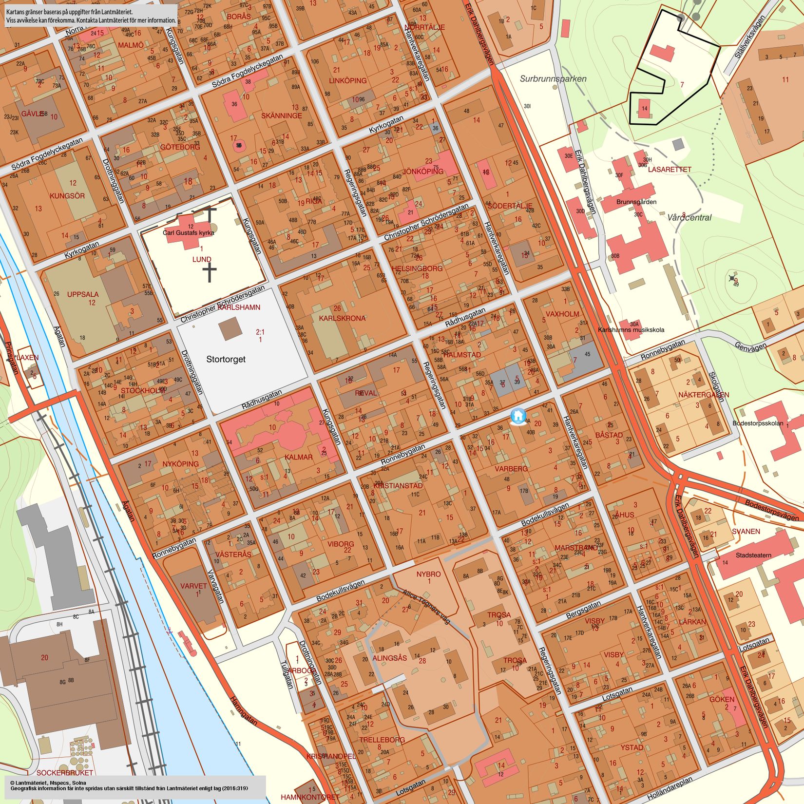 Bostadsrätt, Ronnebygatan 40A, Centrum, Karlshamn