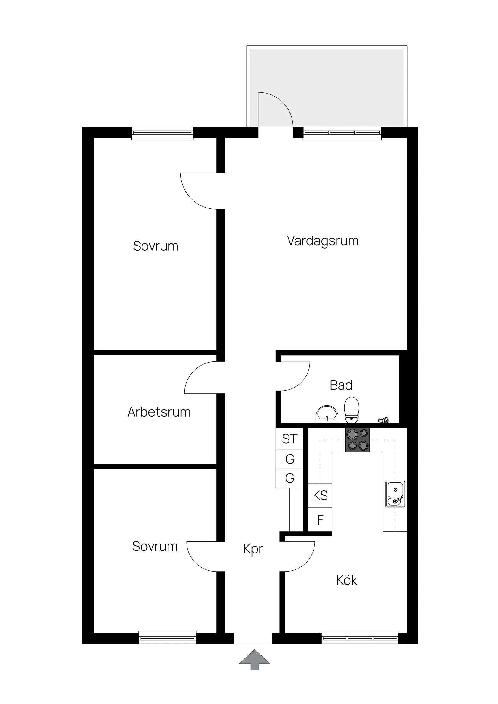 Bostadsrätt, Mariehamnsgatan 12, Akalla, Stockholm