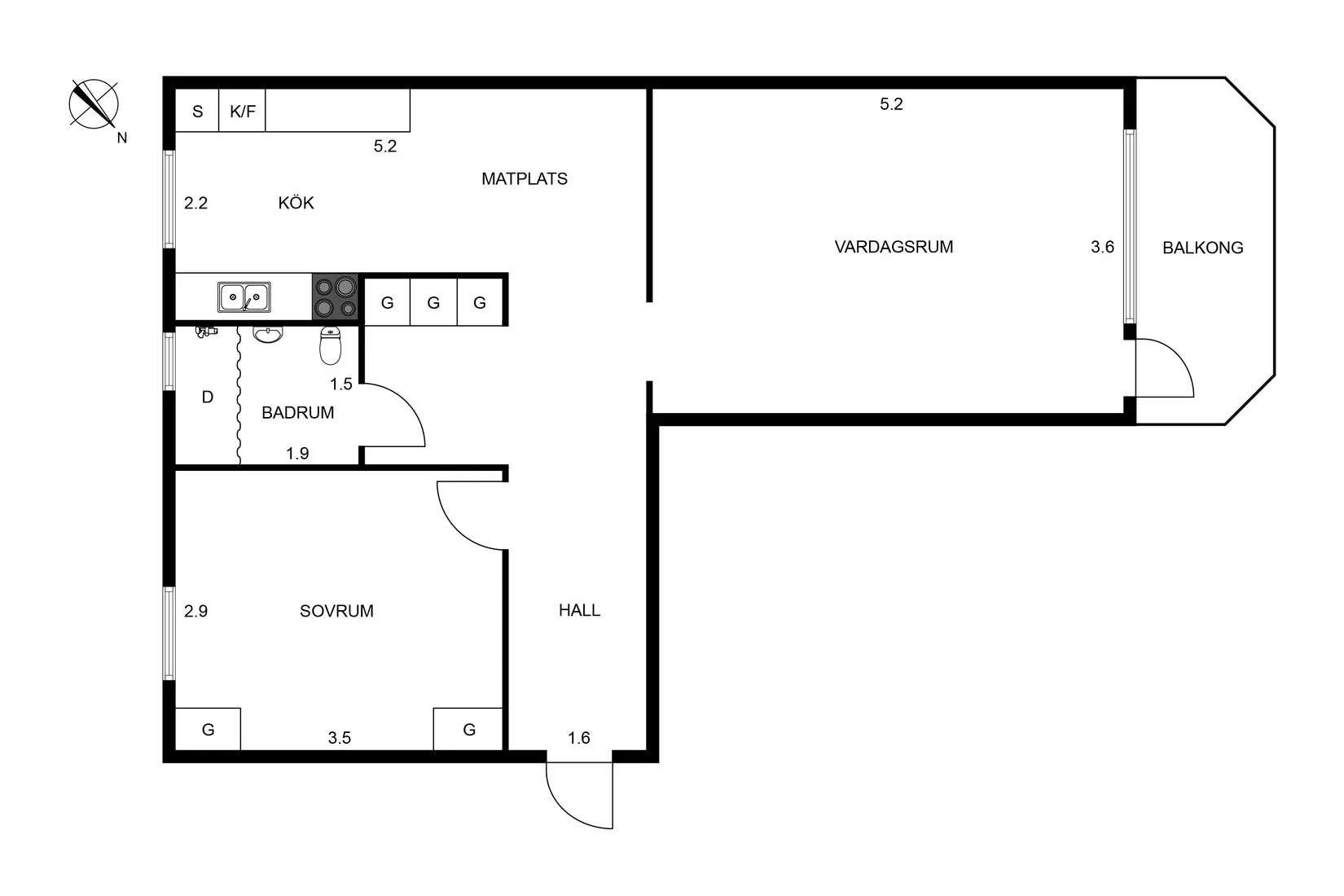 Bostadsrätt, Bangatan 16, Mariero, Vänersborg