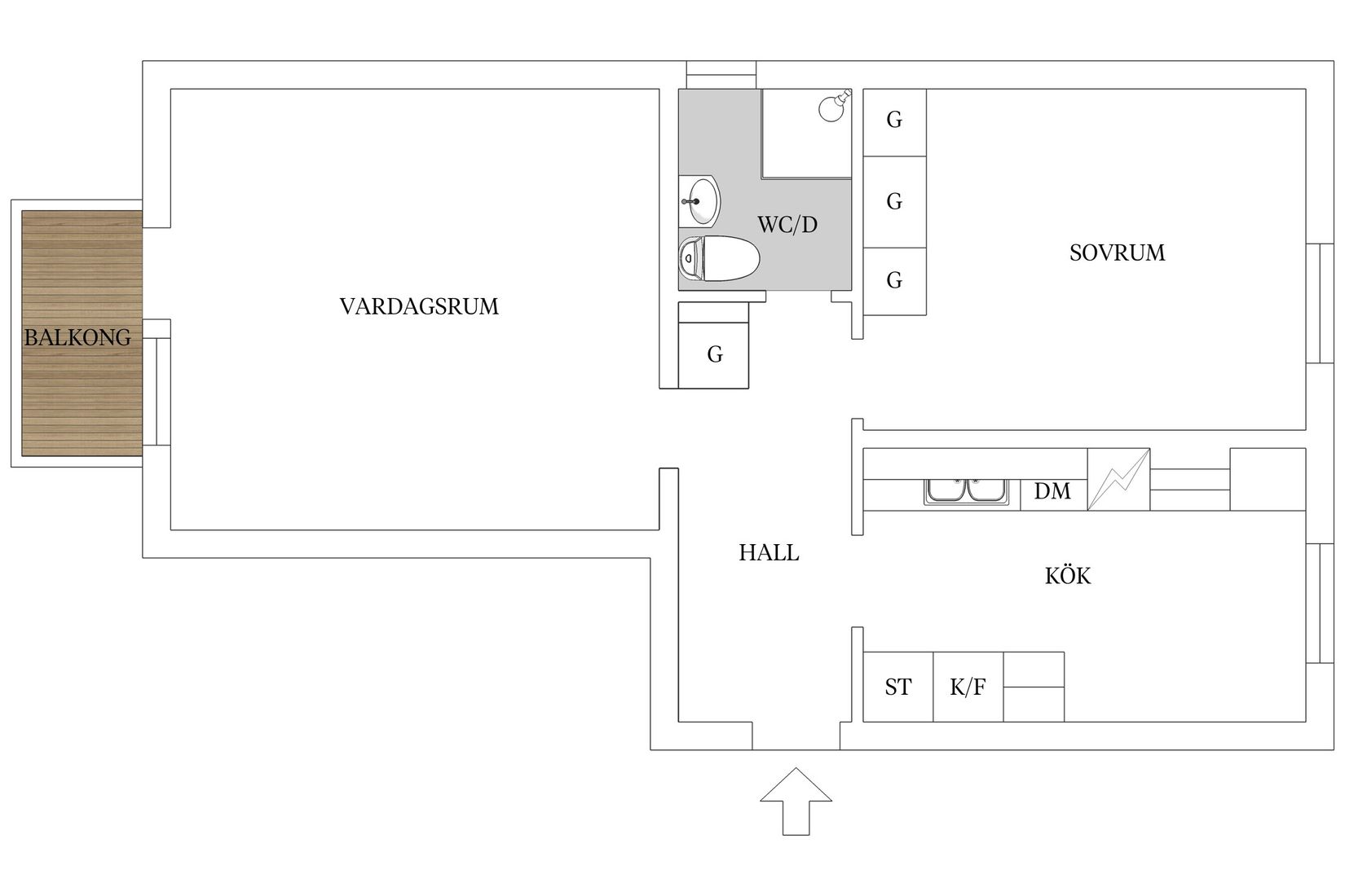 Bostadsrätt, Krokslätts Parkgata 13, Krokslätt, Mölndal
