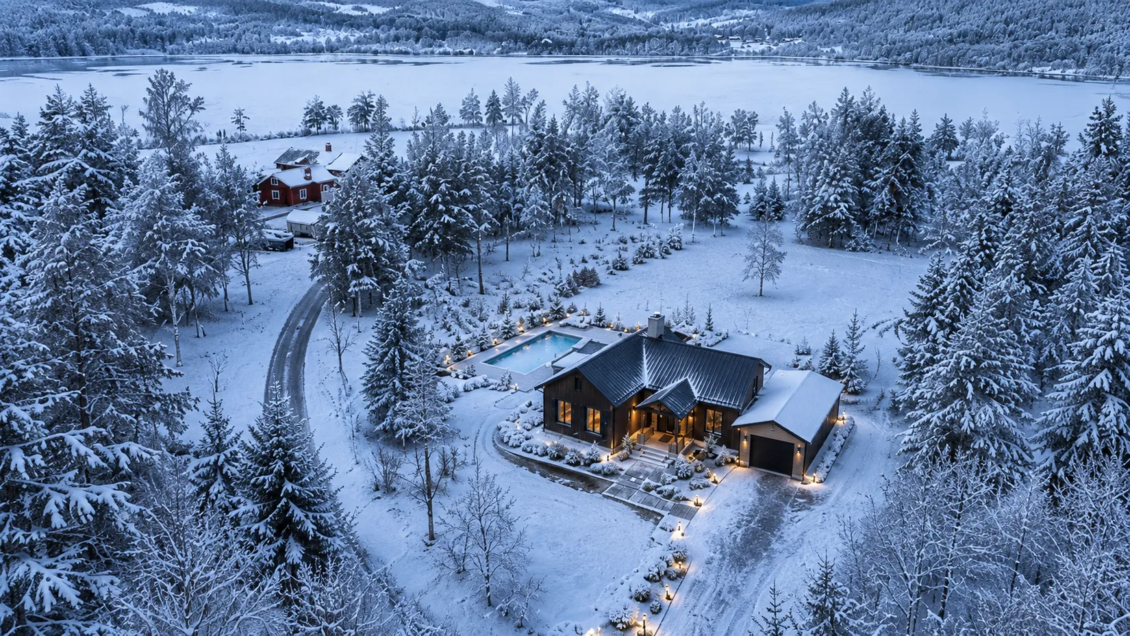 Tomt, Sjönära hörntomt, Yckelsbo, Ljusdal