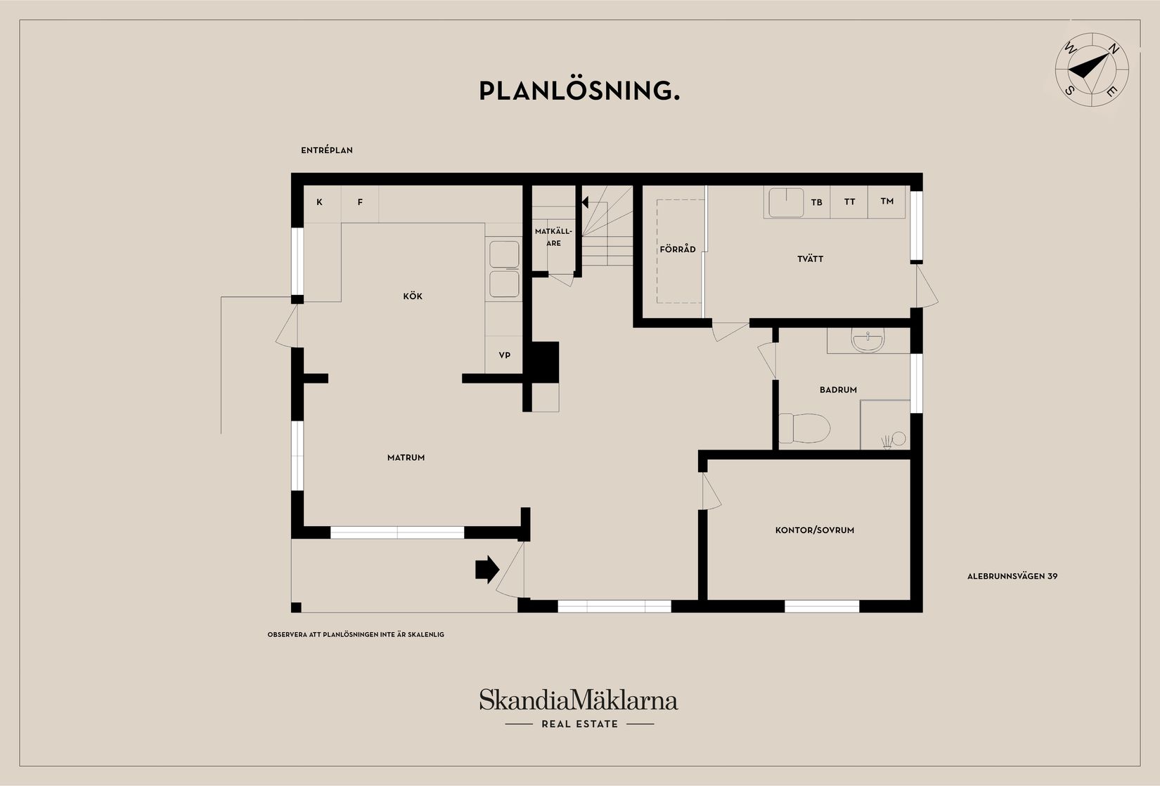 Villa, Alebrunnsvägen 39, Karlskrona