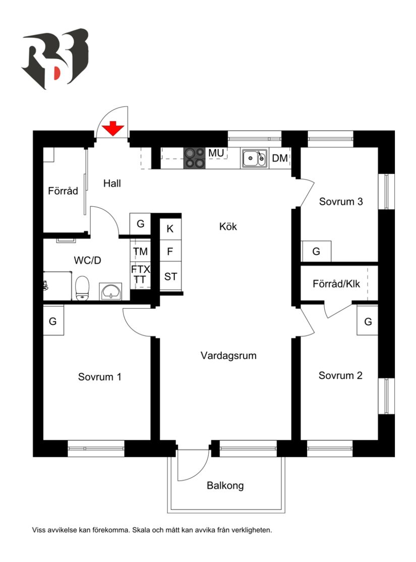 Bostadsrätt, Lilla Byvägen 2D, Häljarp, Landskrona