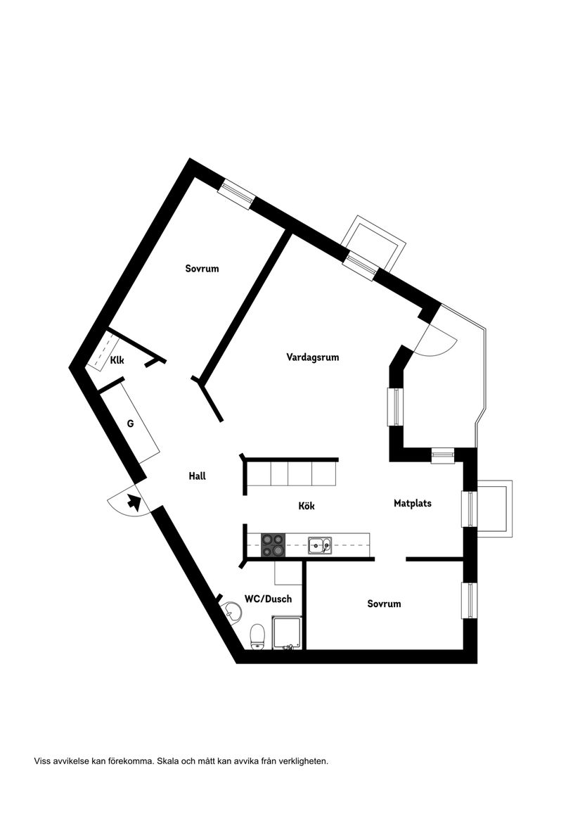 Bostadsrätt, Bryggaregatan 11H, Väster, Trelleborg
