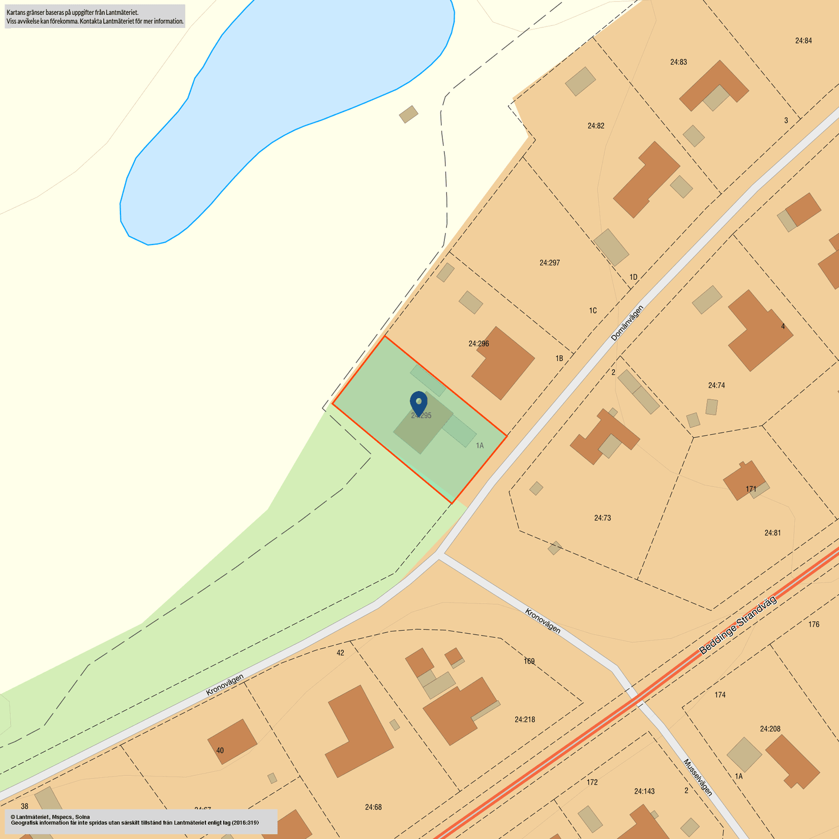 Villa, Domänvägen 1A, Sydkusten, Trelleborg