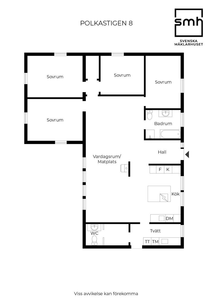Villa, Polkastigen 8, Munkebäck, Landskrona