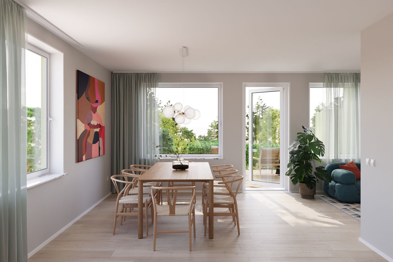 Radhus, Bernadottestigen, Norby - Valsätra, Uppsala