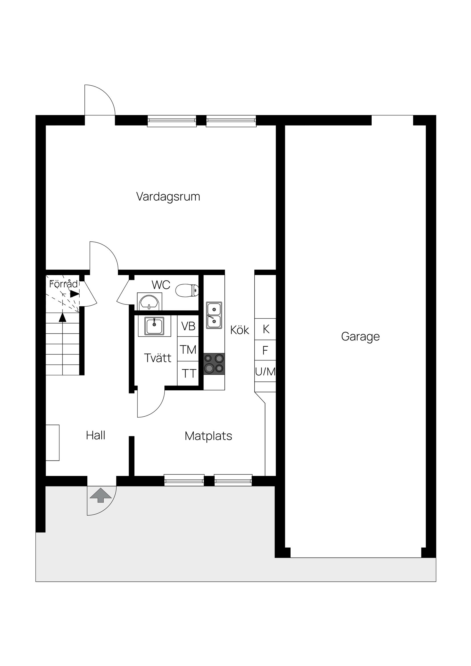 Radhus, Gavottvägen 6, Brunna, Upplands-Bro