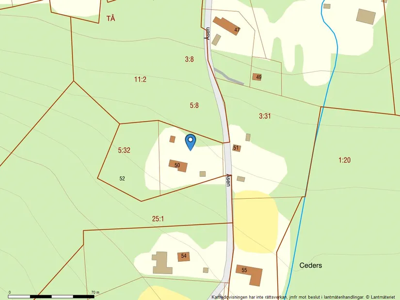 Fritidshus, Åsen 50, Järvsö, Grönås, Ljusdal