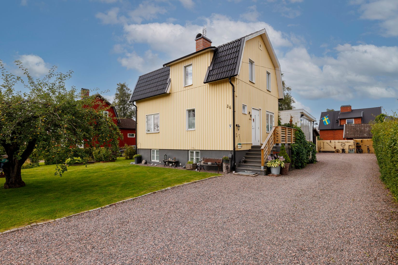 Villa, Västra Bangatan 36, Via, Kumla