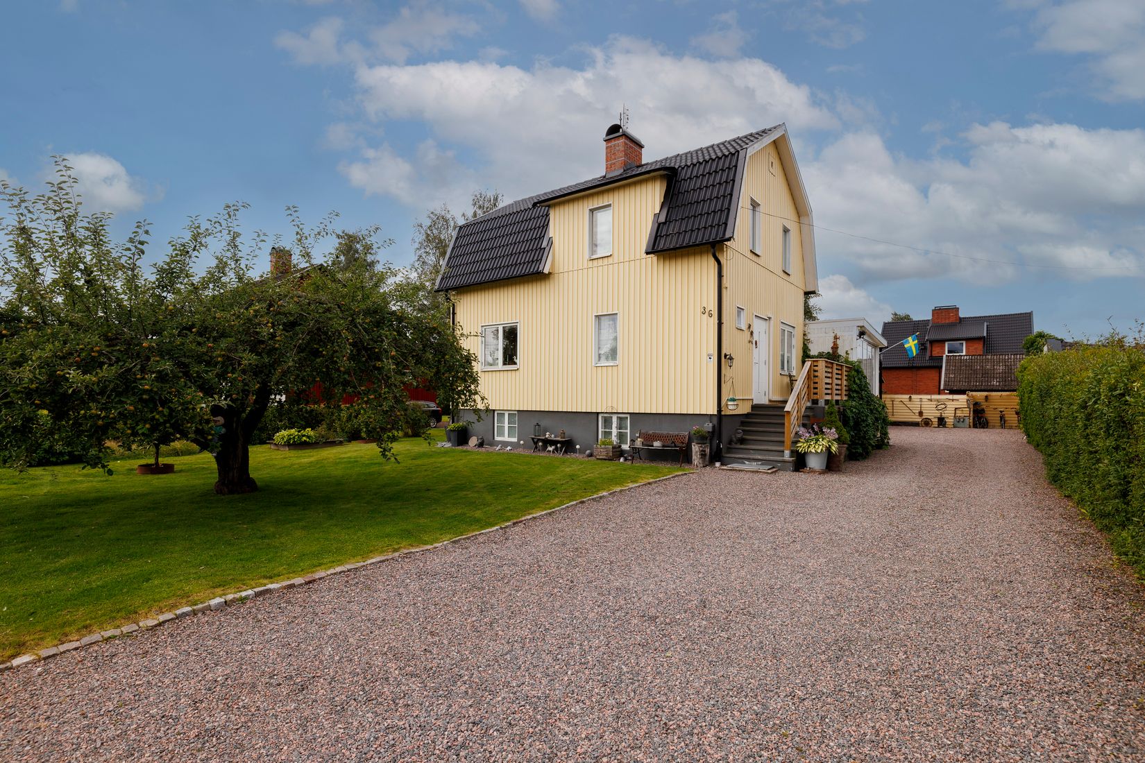 Villa, Västra Bangatan 36, Via, Kumla