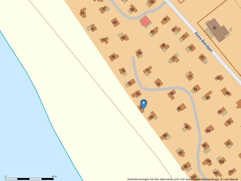 Fritidshus, Strandskatans fritidsby 81, Östra Stranden, Halmstad