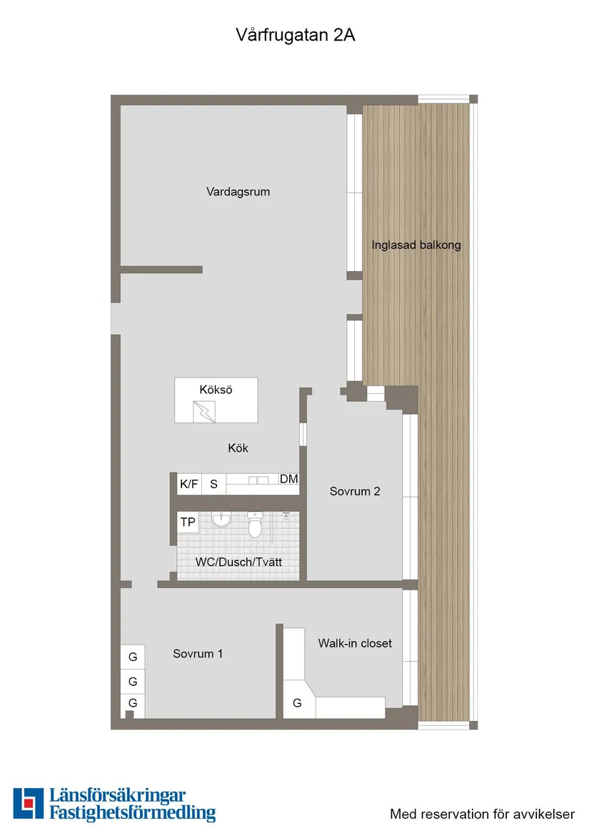 Bostadsrätt, Vårfrugatan 2A, Enköping