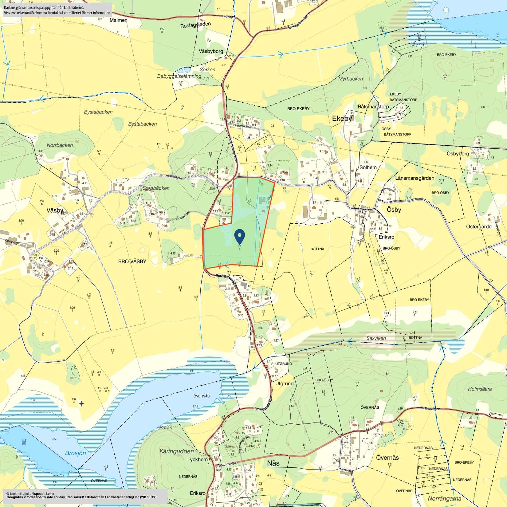 Gård/Skog, Ösbyvägen 8 & 10, Roslags-Bro, Norrtälje