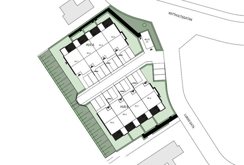 Villa, Radhus, Lukas gata 51, Samset, Jönköping