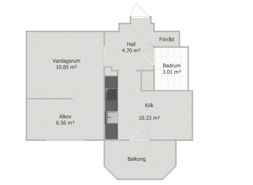 Bostadsrätt, Tingstugatan 40a, Tingstuhöjden, Strängnäs
