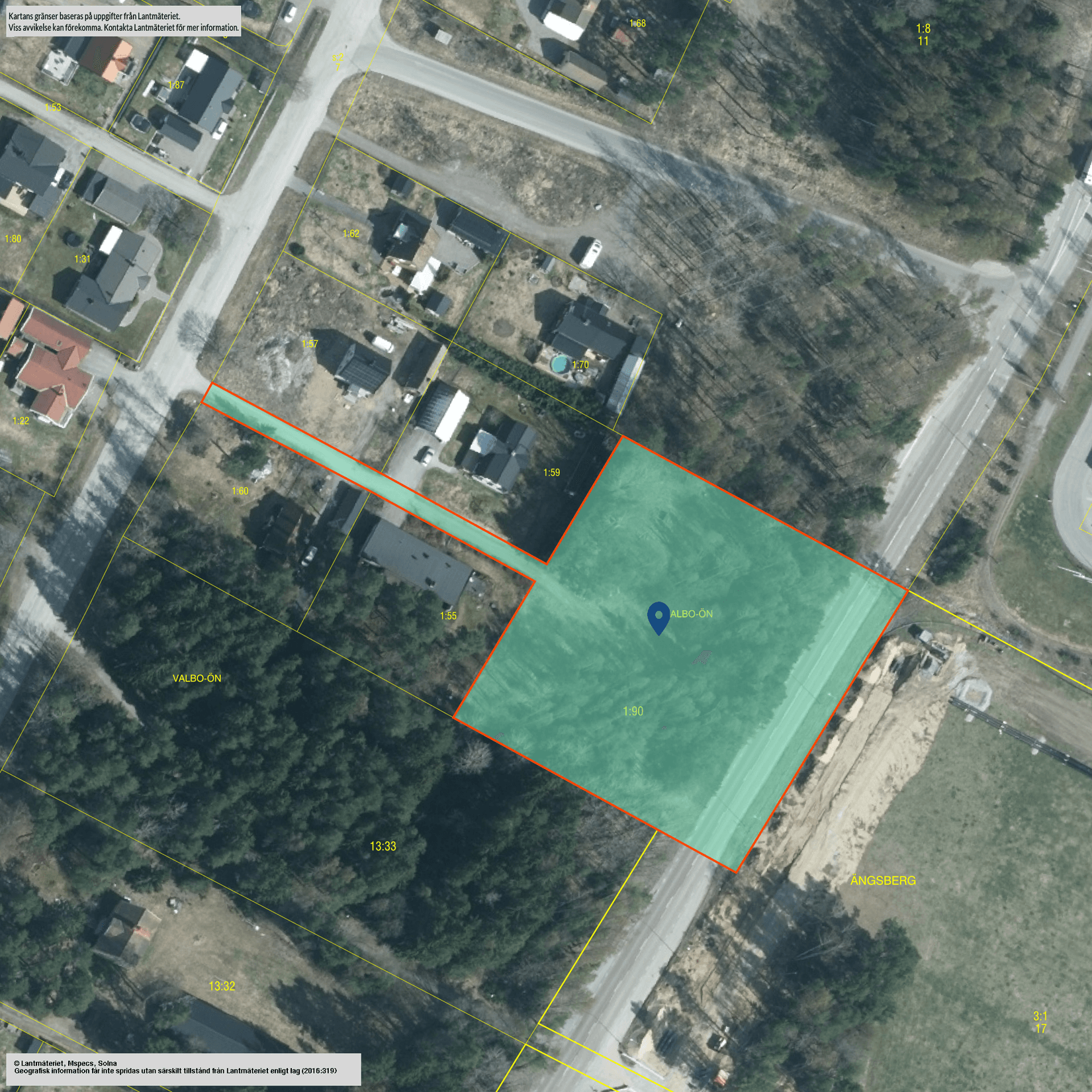 Tomt, Peder Almenius väg 5, Tavlan, Gävle