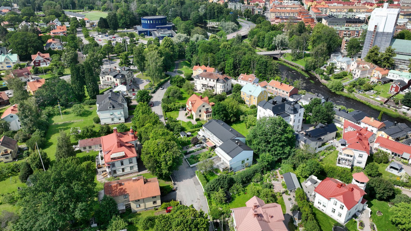 Villa, Radhus, Strömsborgsvägen 3B, Vallbacken, Gävle