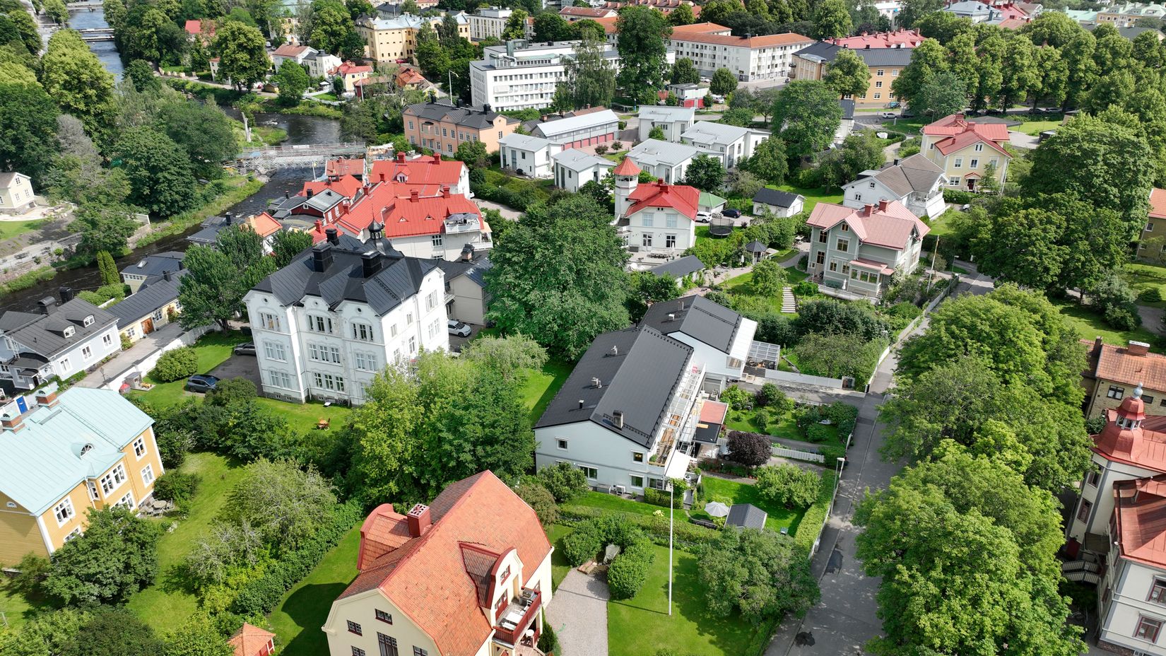 Villa, Radhus, Strömsborgsvägen 3B, Vallbacken, Gävle