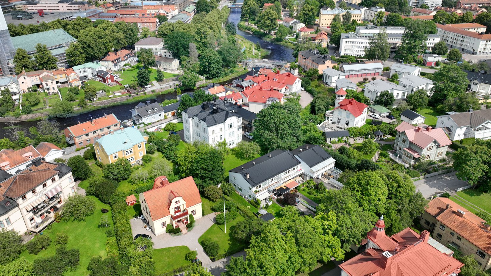 Villa, Radhus, Strömsborgsvägen 3B, Vallbacken, Gävle